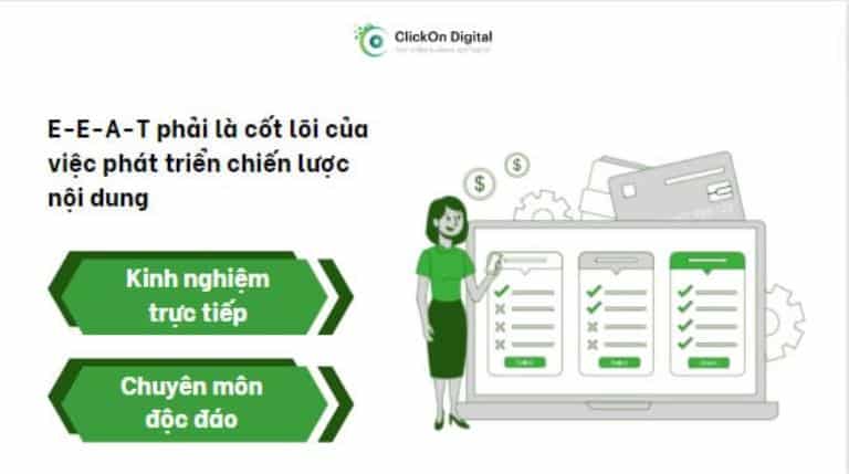 E-E-A-T phải là cốt lõi của việc phát triển chiến lược nội dung