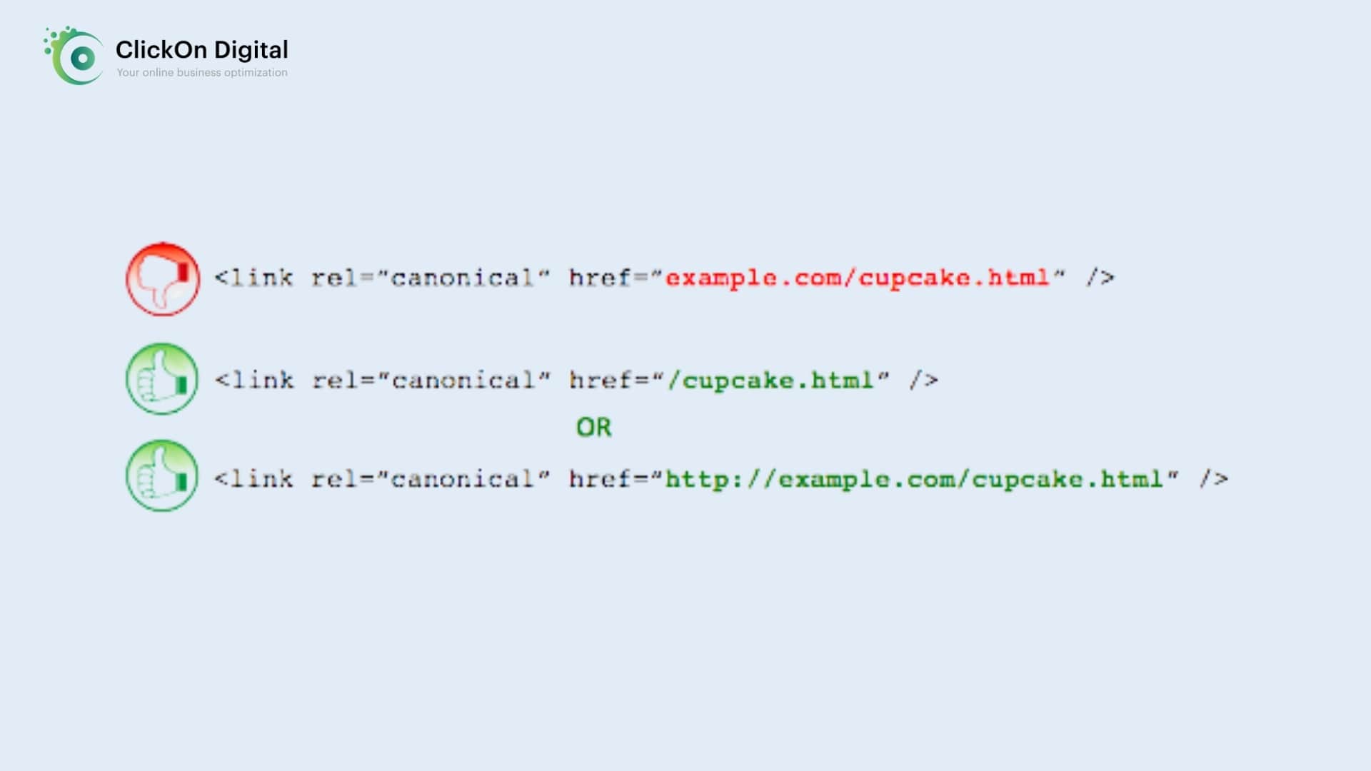 canonical tag chuẩn SEO