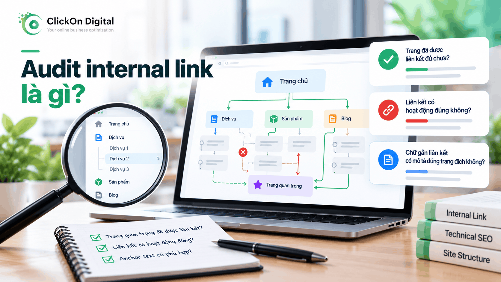 Audit internal link là gì?