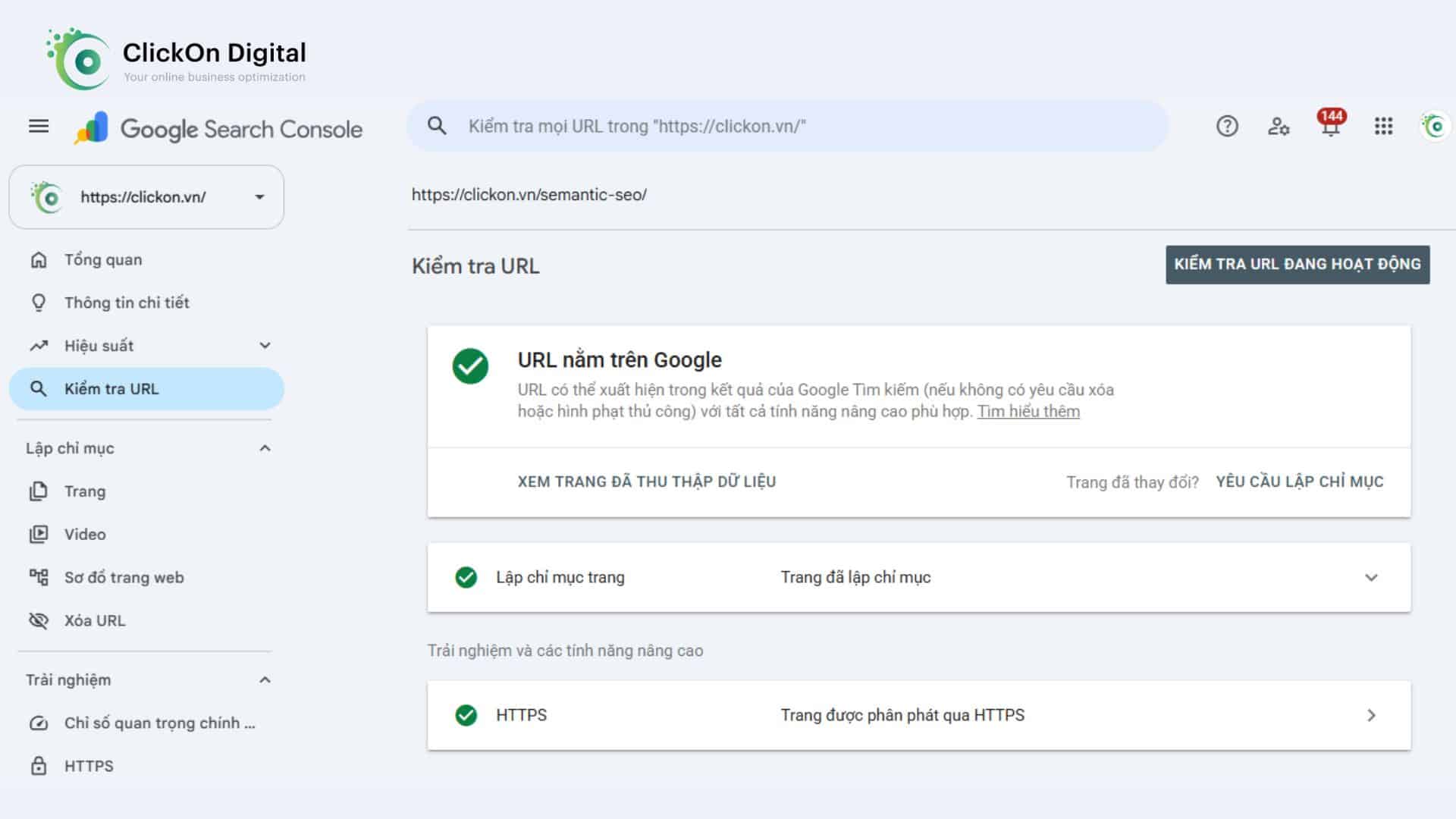 Cách kiểm tra website không index bằng Google Search Console